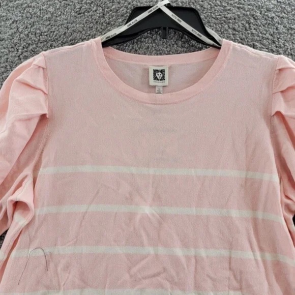 NWT Anne Klein Cherry Blossom Sweater Top women size 2X - Picture 3 of 4